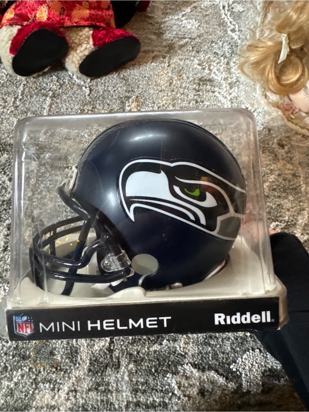 NFL Seattle Seahawks Navy Mini Football Helmet